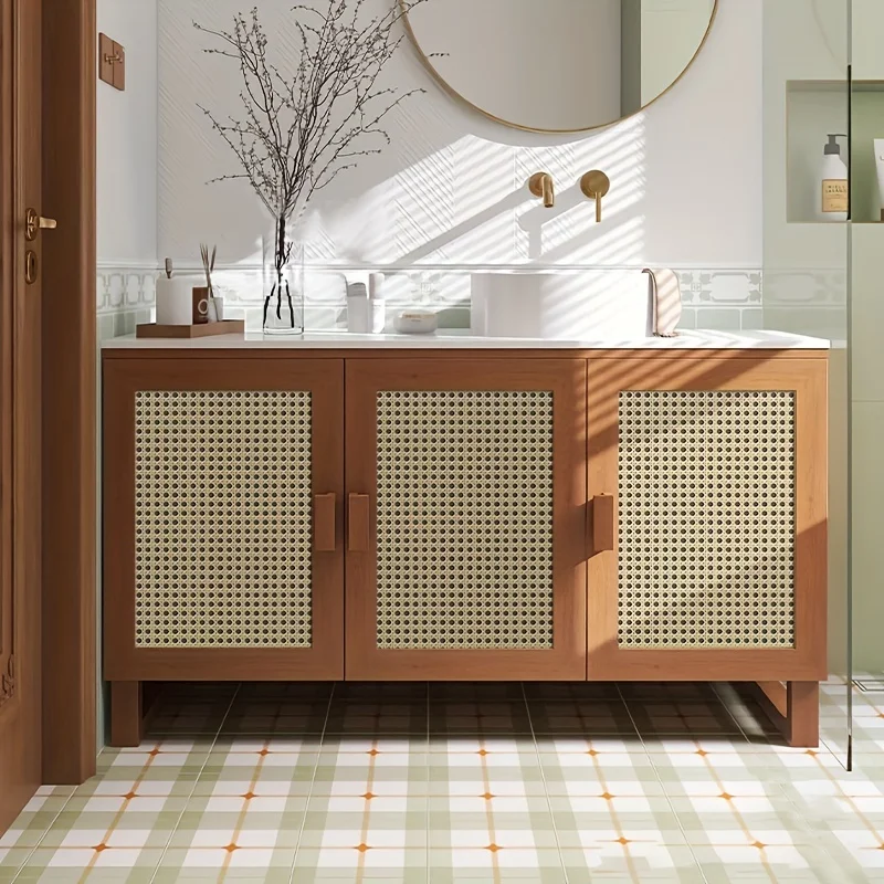 45cm Retro Rattan Pattern Self - Pvc Panel Background review and price