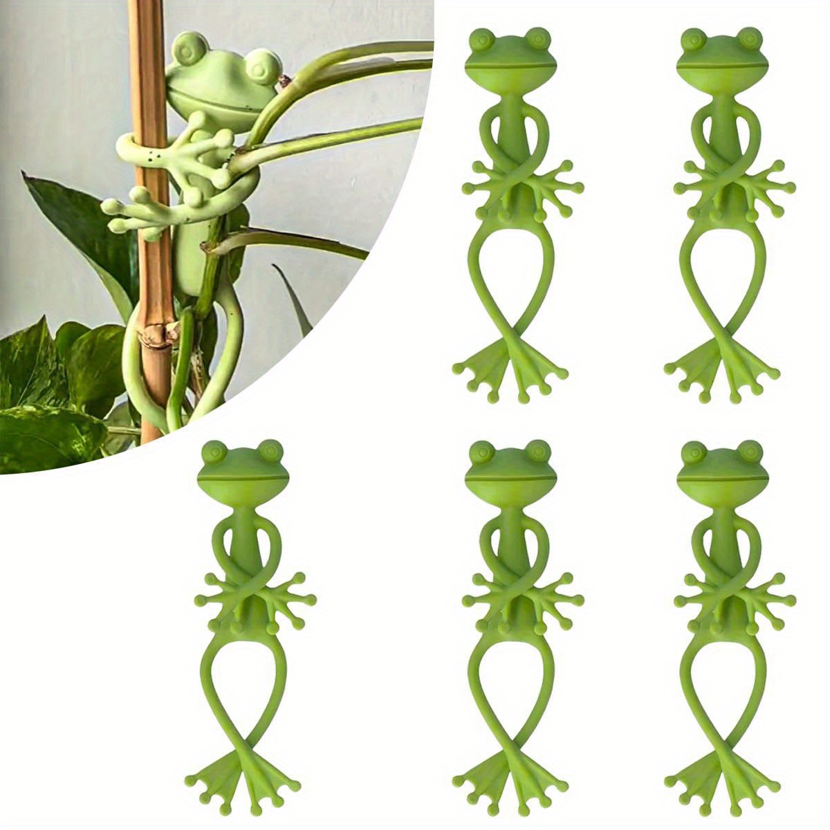 Creative Green Frog Plant Fixi - Vine Climbing Plastic review and price
