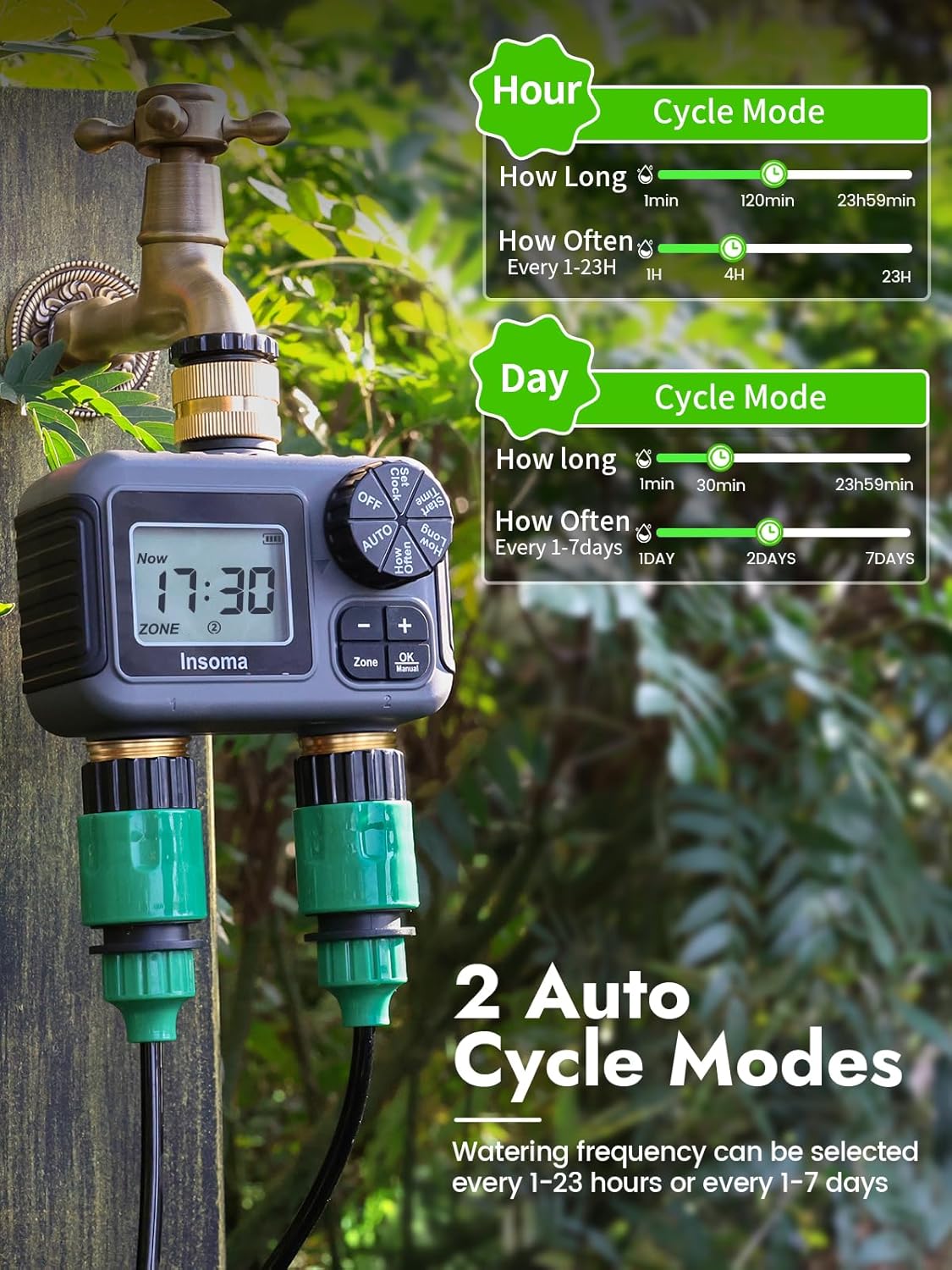 Insoma Smart Irrigation Wateri - Timer Dual Outlet review and price