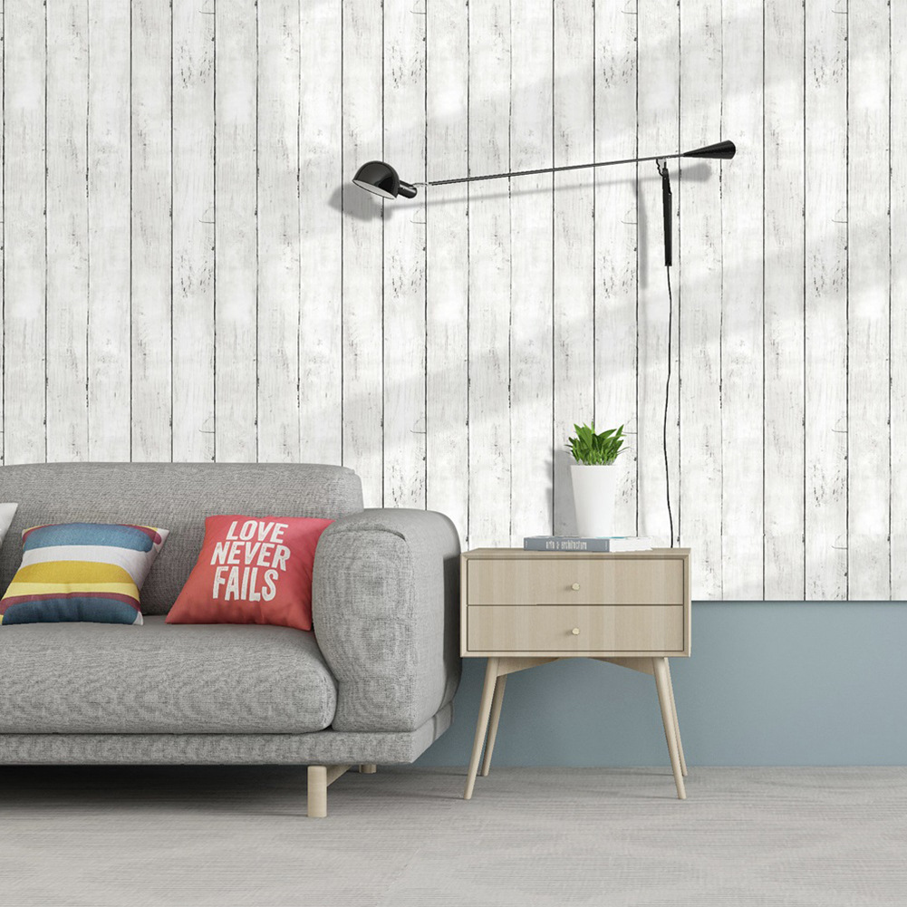 Retro White Wallpaper Wooden P - Pvc Panel Background review and price