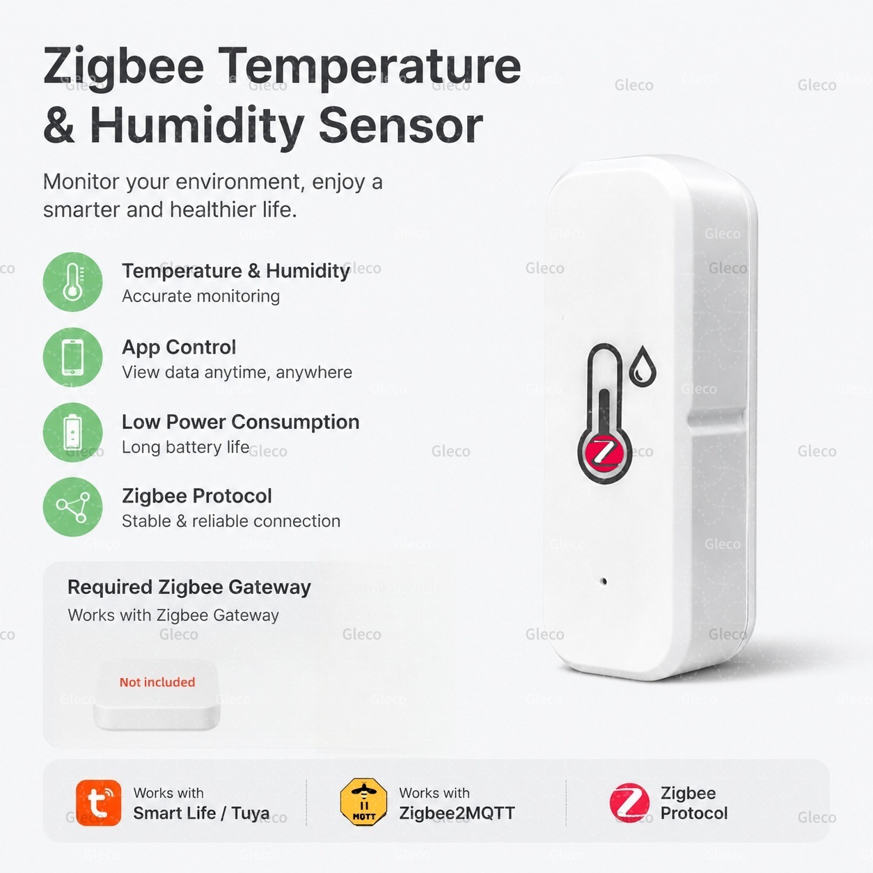 Tuya Zigbee 3.0 Temperature An - Digital Hygrometer Probe review and price