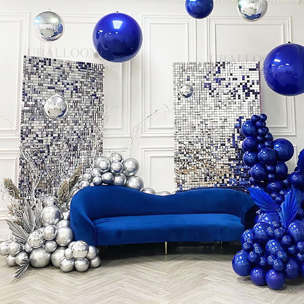 Silver Sequin Wall Backdrop Pa - Pvc Panel Background review and price