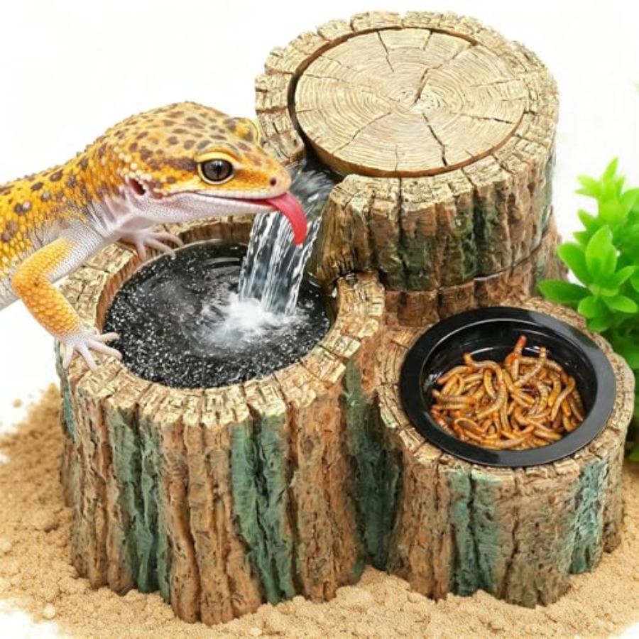 2 in 1 Reptile Water Fountain  - Water Dish Reptile review and price